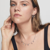 Almond Swarovski Crystal Necklaces